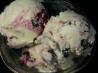 Vanilla Ice Cream Swirled With Fresh Berry Puree