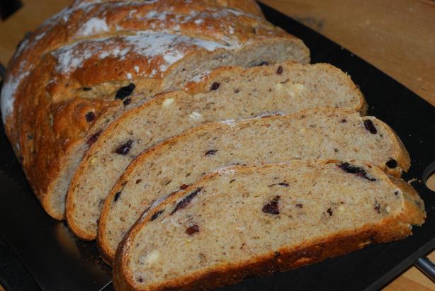 Mediterranean Black Olive Bread. Photo by Katzen