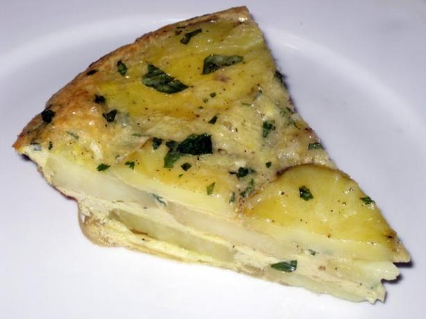 Potato and Onion Frittata. Photo by FrVanilla
