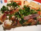 Herb and Goat Cheese Pizza