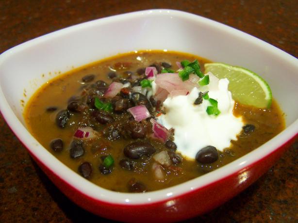 South Beach Black Bean Soup. Photo by Rita~