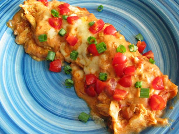 Easy Chicken and Cheese Enchiladas. Photo by flower7