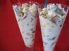 Peach and Raspberry Yogurt Fool