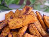 Kumara (Sweet Potato) Wedges With Mustard and Lime Yogurt. Photo by Leah's Kitchen