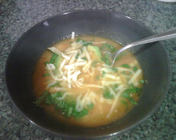 Tortilla Soup (Sopa De Tortilla). Photo by invictus