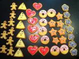 Shortbread Sugar Cookies With Icing