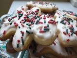 Shortbread Sugar Cookies With Icing