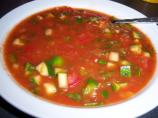 Spicy Herbed Summer Gazpacho