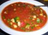 Spicy Herbed Summer Gazpacho. Recipe by FloridaNative