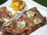 Steaks With Basil Blue Cheese Butter