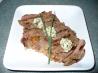 Steaks With Basil Blue Cheese Butter