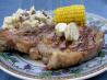 Steaks With Basil Blue Cheese Butter