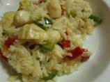 Scallop and Chile Paella. Photo by realbirdlady