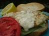 Broiled Snapper on Toasted Sourdough. Recipe by LifeIsGood