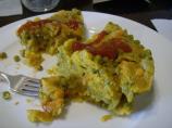 No Crust Cornmeal/Polenta Vegetable Pie. Photo by Elise and family