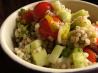 Vegetable Barley Salad. Recipe by Lori Mama