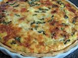 Mozzarella, Tomato and Basil Quiche. Photo by Brenda.