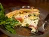 Mozzarella, Tomato and Basil Quiche