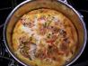 Mozzarella, Tomato and Basil Quiche. Recipe by Shuzbud
