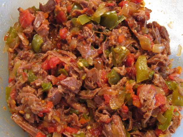 Shredded Beef Fajitas. Photo by Virginia Cherry Blossom