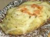 Twice Baked Potatoes With Mozzarella, Tomato and Basil