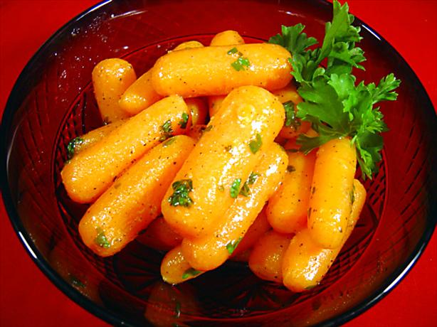 Baby Carrots with Lemon and Parsley. Photo by Sue Lau