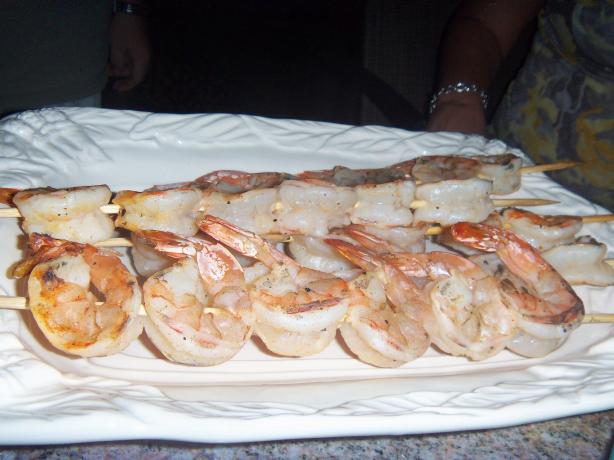 Simple Shrimp on the Barbie. Photo by alligirl