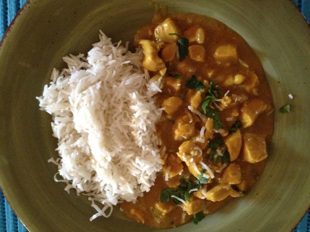 Curry Chicken with Coconut and Peanuts. Photo by BakingGuru