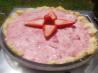 Bavarian Strawberry Cream Pie. Recipe by Bay Laurel