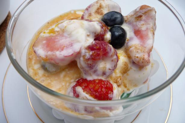 Scottish Berry Brulee. Photo by Tea Jenny