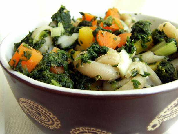 Healthy Pasta Salad. Photo by Lalaloula