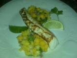 Grilled Halibut & Pineapple Mango Salsa (Gluten-Free)