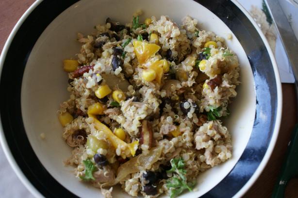 Tuna, Veggie & Quinoa Salad. Photo by hclaire