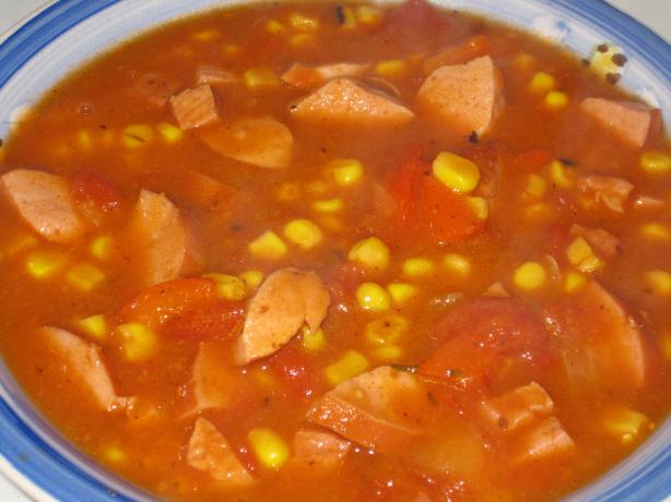 Cajun Corn Soup. Photo by Heydarl