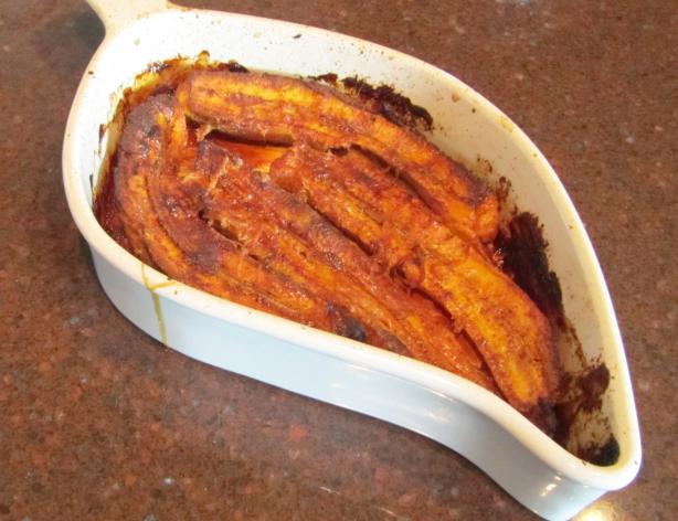 Plantain Baked in Orange Juice (Trinidad). Photo by Rita~