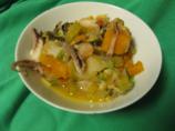 Caribbean-Style Grilled Seafood Soup. Photo by realbirdlady