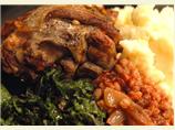 Braised Lamb Shanks With Barley