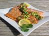 Salmon With Coriander/Cilantro Mango Salsa