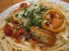 Tomato Seafood Marinara Pasta. Recipe by Chickee