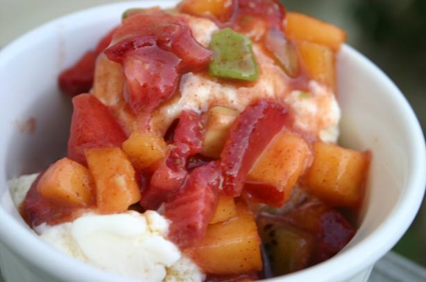 Fruity Ice Cream Salsa. Photo by my3beachbabes