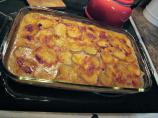 Easy Scalloped Potatoes With  Ham and Havarti - Reduced Fat