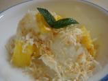 Caramelized Pineapple Sundaes With Coconut