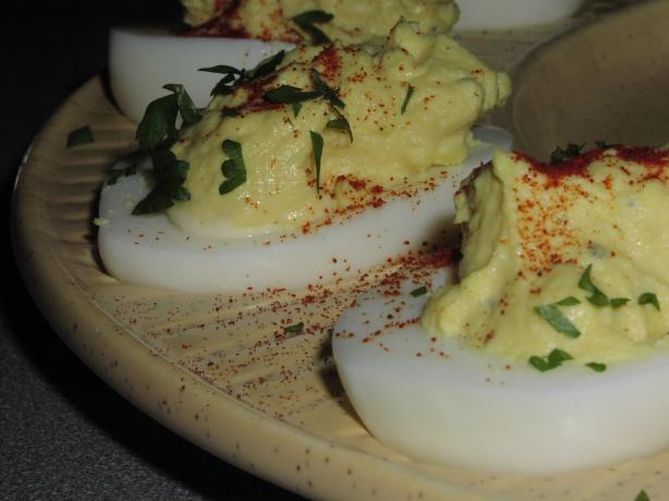 Webo Yena (Deviled Eggs). Photo by TeresaS