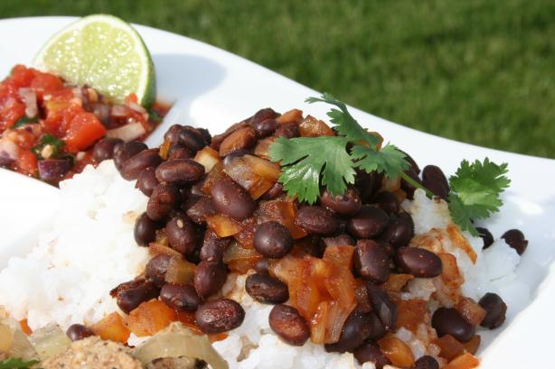 Cuban Black Beans and Rice (Quick). Photo by **Tinkerbell**
