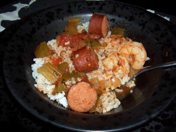 Crock-Pot Jambalaya-Pastalaya. Photo by mersaydees