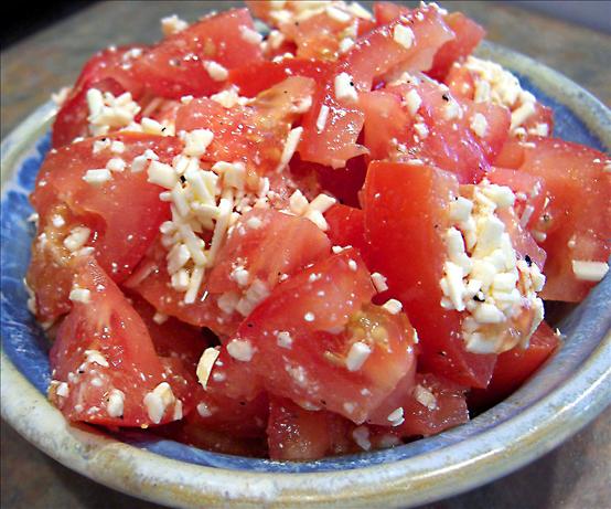 Tomato and Feta Salad. Photo by Derf