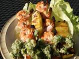 Grilled Coconut Shrimp Kabobs With Island Salsa. Photo by CaliforniaJan