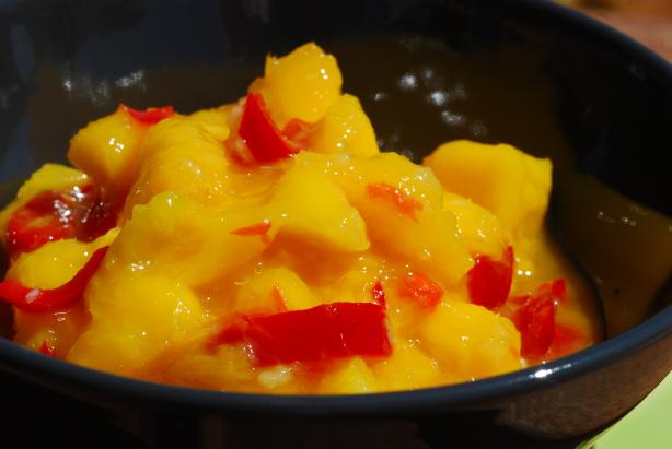 Trinidad Mango Salsa. Photo by Katzen