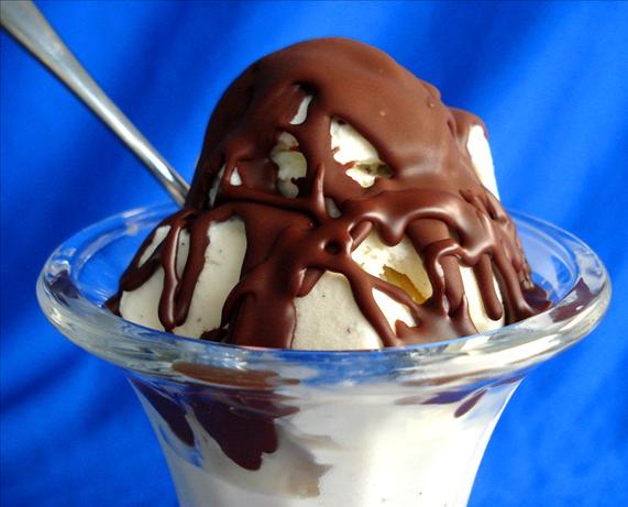 Homemade Magic Shell (Ice Cream topping). Photo by Marg (CaymanDesigns)