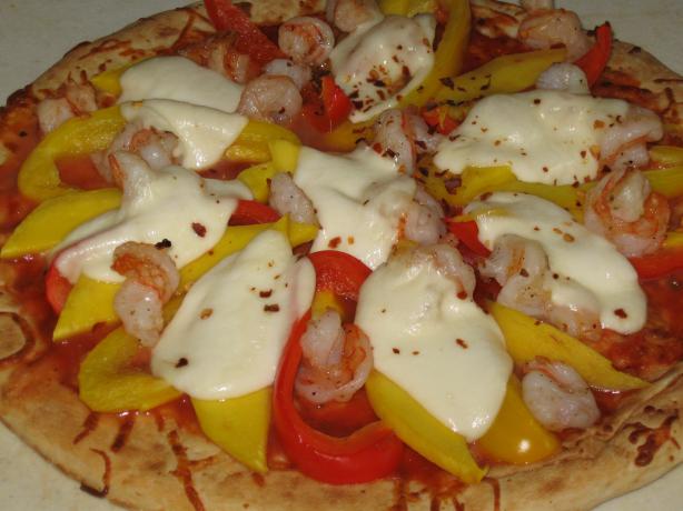 Shrimp & Mango Pizza. Photo by CraftScout